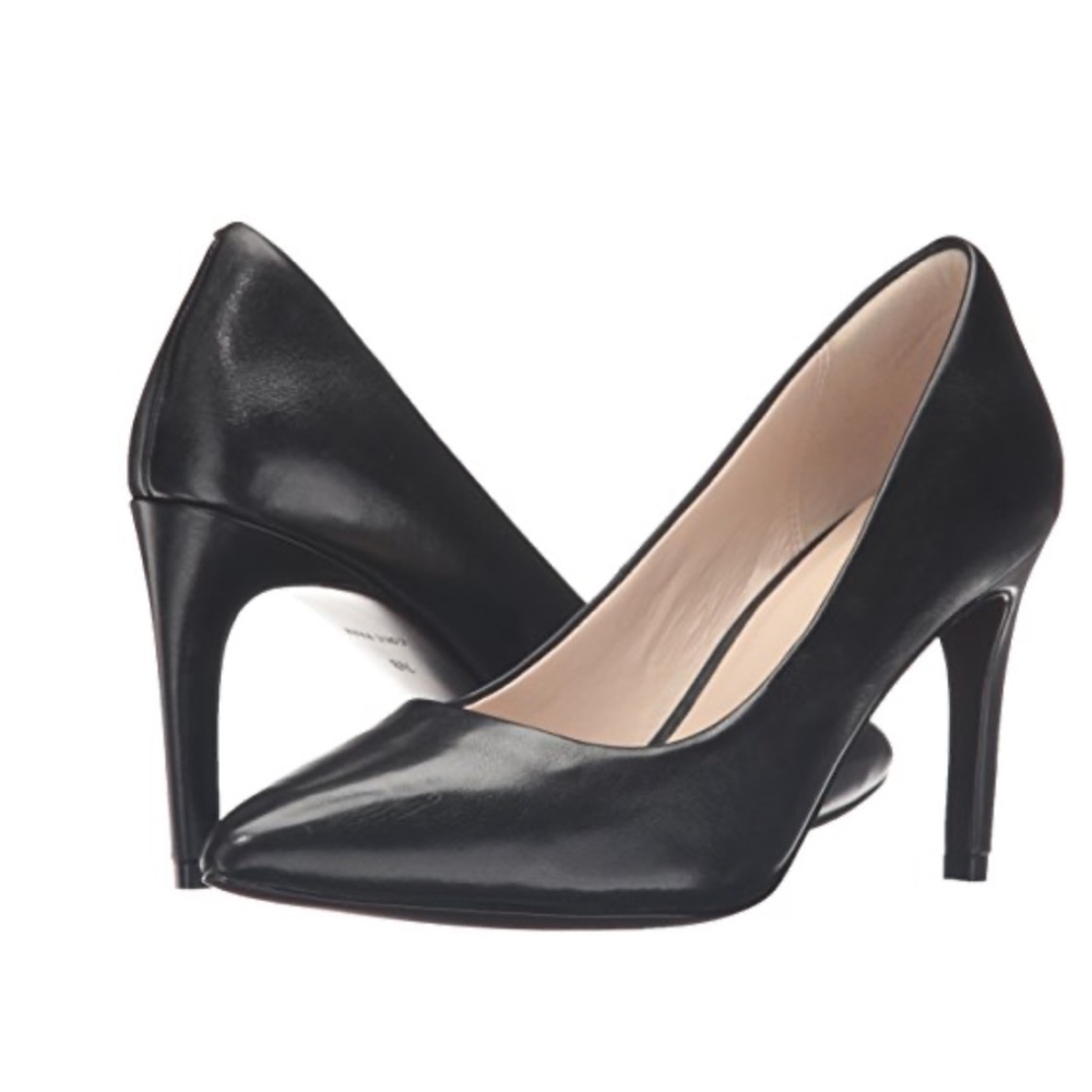 Cole Haan Women's Amelia Grand 85mm Dress Pump | Black Leather | Size 7